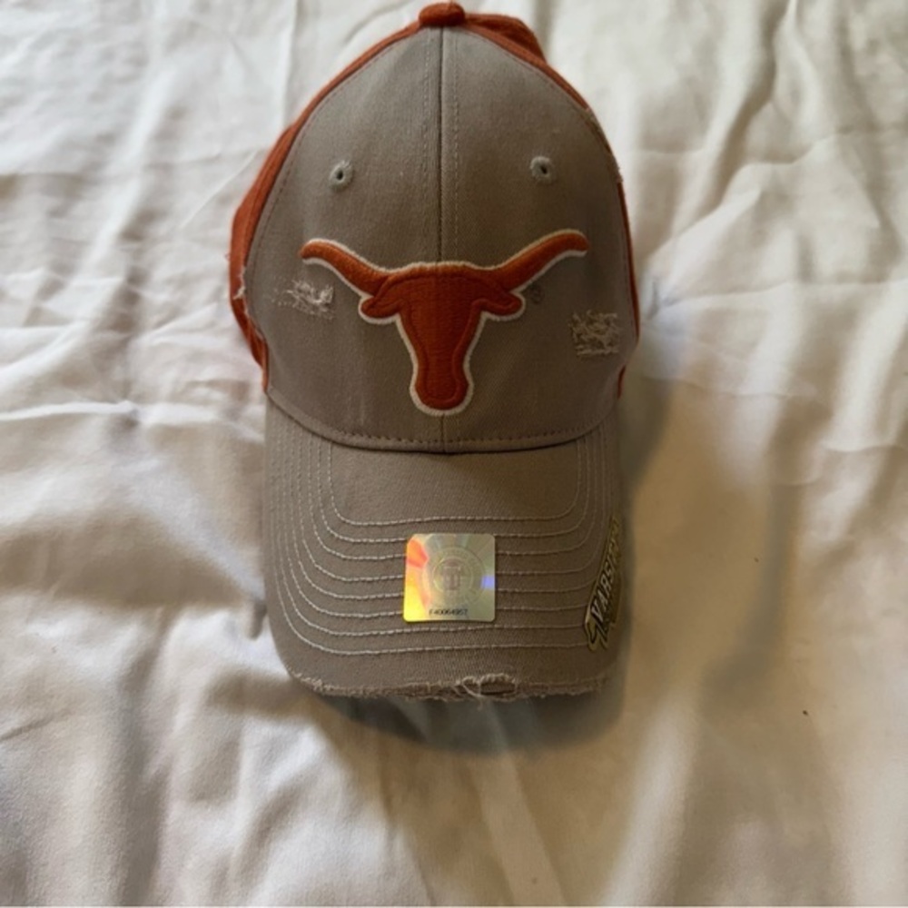 Orange and Gray Cap with Longhorn Logo